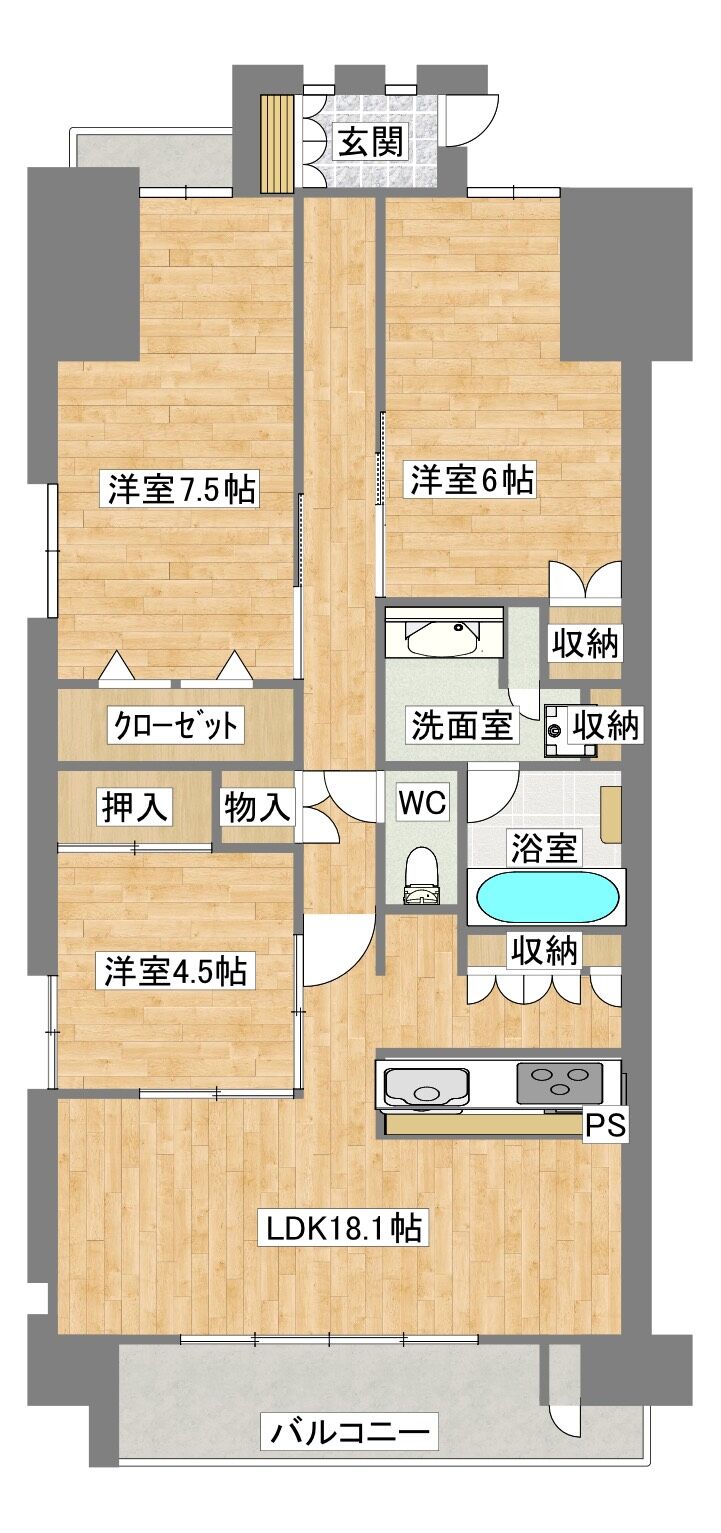 マストメゾン城東中央図面